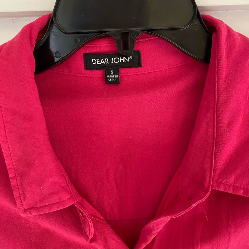 Dear John Small Button Front Blouse - image 2